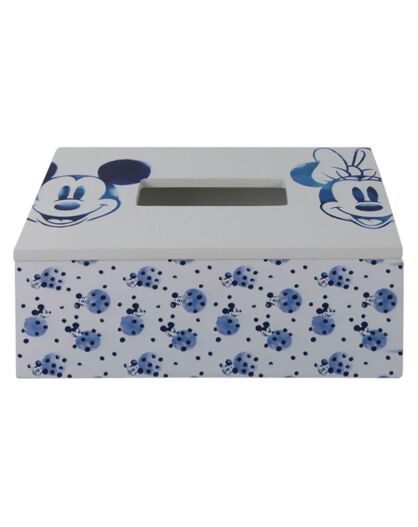 Boîte à mouchoirs Starry Night blanc/bleu - 25x9 cm